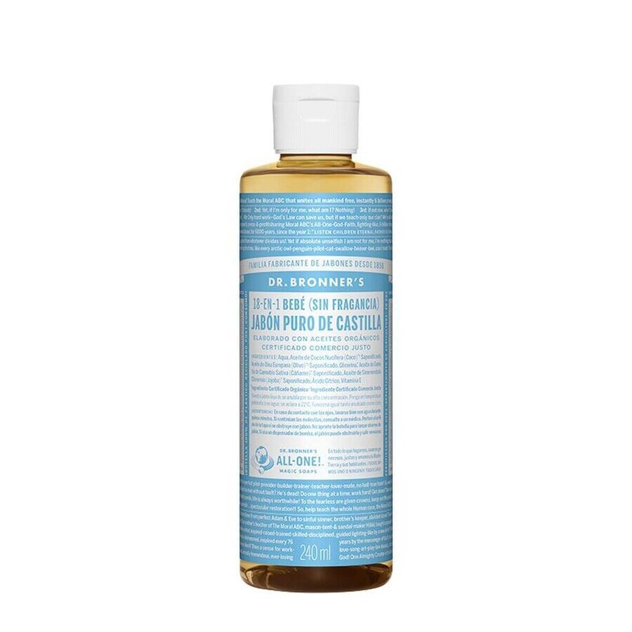 Boutique Savon liquide Dr Bronner's 240 ml Neutre Savon liquide Dr Bronner's 240 ml Neutre