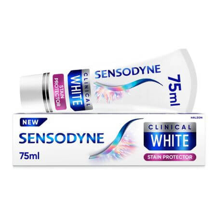 Dentifrice blanchissant Clinical White Stain Protector, 75 ml, Sensodyne