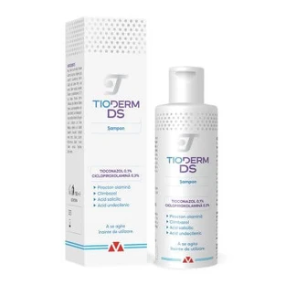 Intensive shampoo for seborrheic dermatitis Tioderm DS, 150 ml, Braderm