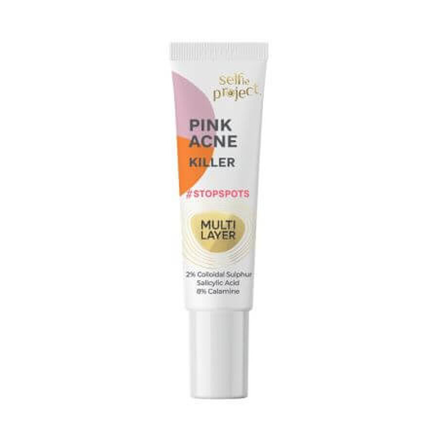 Tratament pentru imperfectiuni Pink Acne Killer, 15 ml, Selfie Project