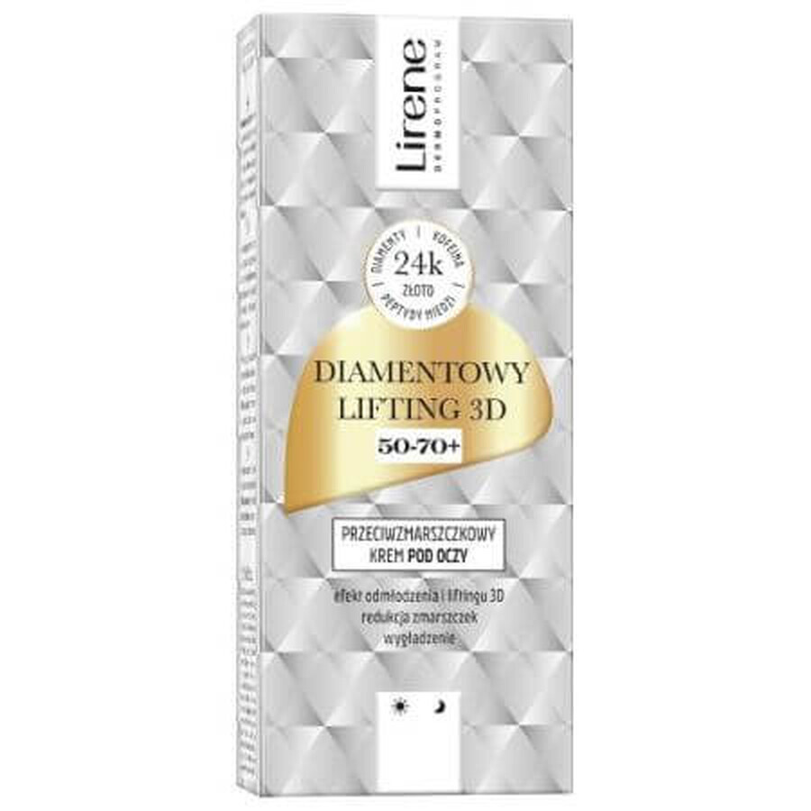 Diamond Lifting 3D Anti-Rimpel Oogcrème, 15 ml, Lirene