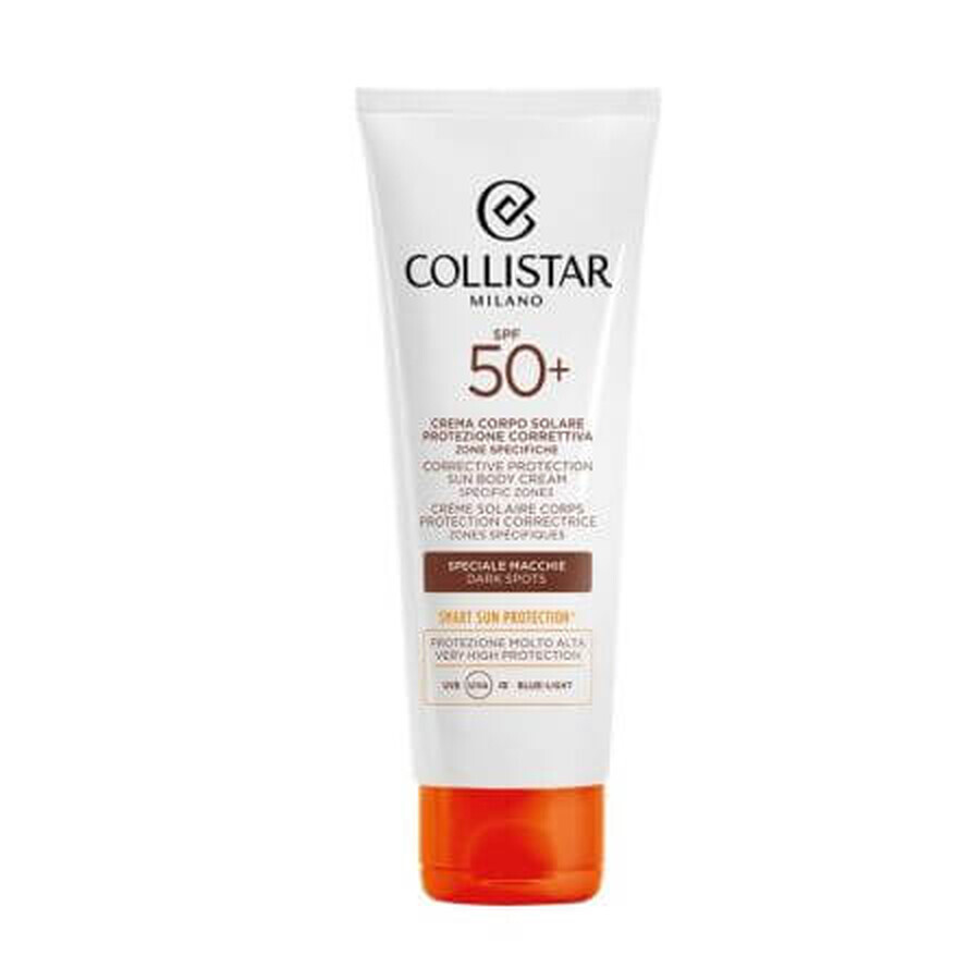 Crème solaire pour le corps contre les taches pigmentaires avec SPF50+, 100 ml, Collistar