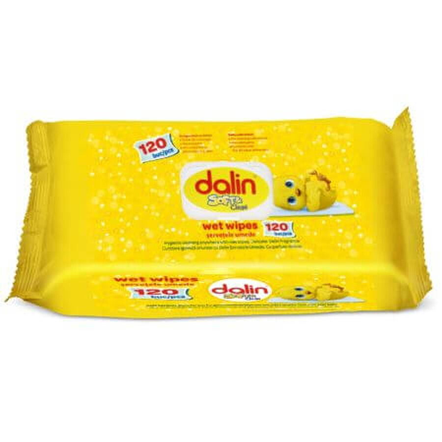 Toallitas húmedas Soft & Clean, 120 unidades, Dalin