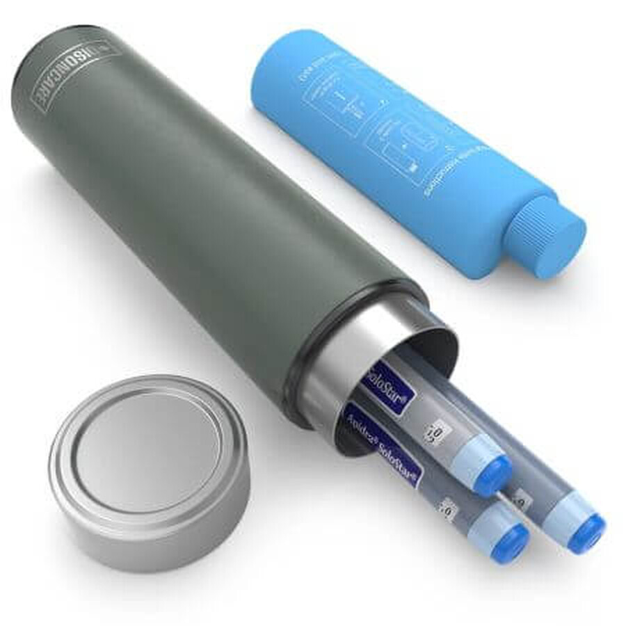 Jungle Green Odyssey Compact Portable Insulin Thermos Jungle Green Odyssey Compact, 1 piece, Disoncare