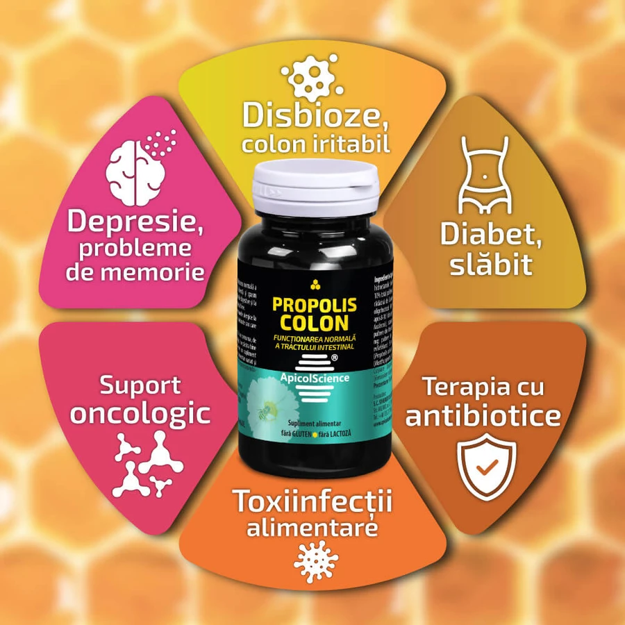 Propolis Doppelpunkt, 60 Kapseln, Apicolscience
