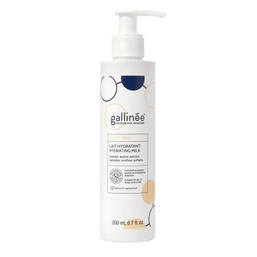 Latte idratante per il corpo, 200 ml, Gallinee