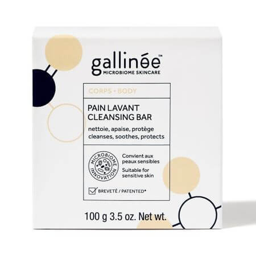 Reinigingszeep voor gezicht en lichaam, zeepvrij Lichaamsverzorging, 100 g, Gallinee