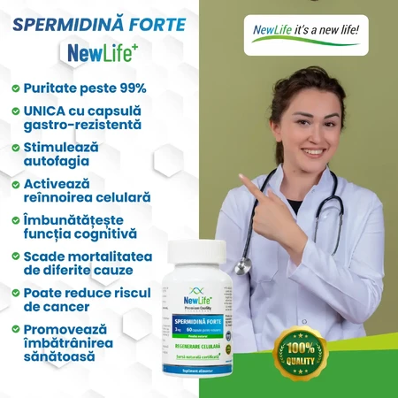Spermidine Zeer 3 mg, 60 capsules, Newlife+