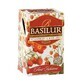 Th&#233; fraise et framboise, 25 sachets, Basilur
