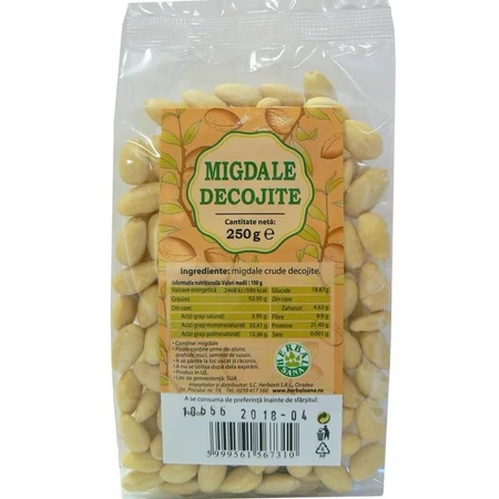Almendras peladas, 250 g, Herbal Sana