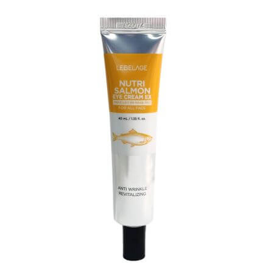 Crema Contorno de Ojos con Aceite de Salmón y Centella asiática Nutri Salmón, 40 ml, Lebelage