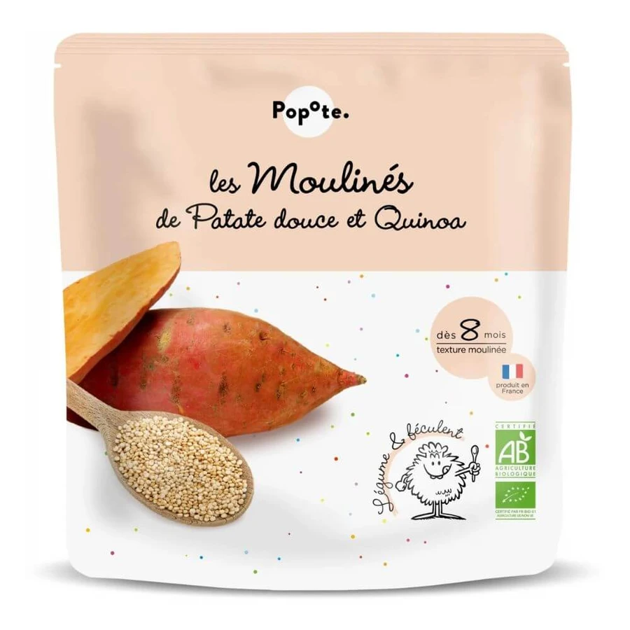 Bio-Nahrung mit Süßkartoffeln und Quinoa, 8 Monate+, 180 g, Popote
