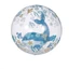Balón de playa con figura 3D Ocean Dreams, 2 años+, Azul, Little Dutch