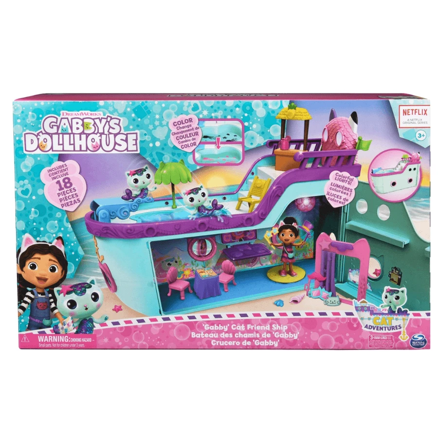 Gabby Cat Friend Schiff Spielzeug, 3 Jahre+, Gabby's Dollhouse