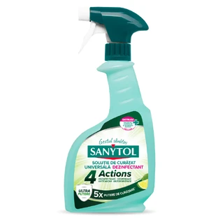 Solution nettoyante universelle désinfectante 4 actions, chaux, 500 ml, Sanytol