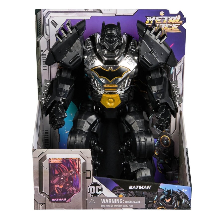 DC Batman Actionfigur, 30 cm, + 4 Jahre, Metal Force, Spin Master