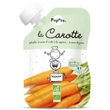 Organic puree with 82% carrots, 4-6 months, 120 g, Popote