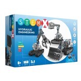 Set de contruit Buldozer Hidraulic 3 in 1, 8 ani+, Stemx