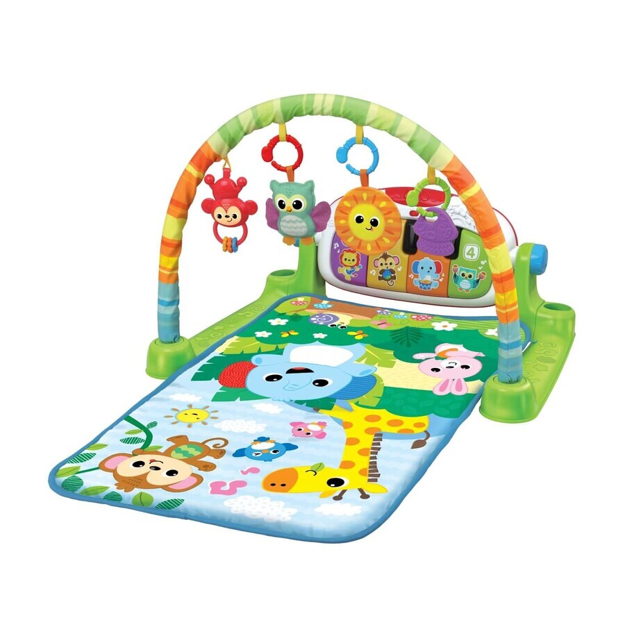 Centru de activitatie muzical Prietenii din jungla Deluxe, 0 luni+, Winfun