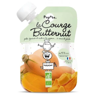 Bio-Püree mit 60% Kürbis, 4-6 Monate, 120 g, Popote