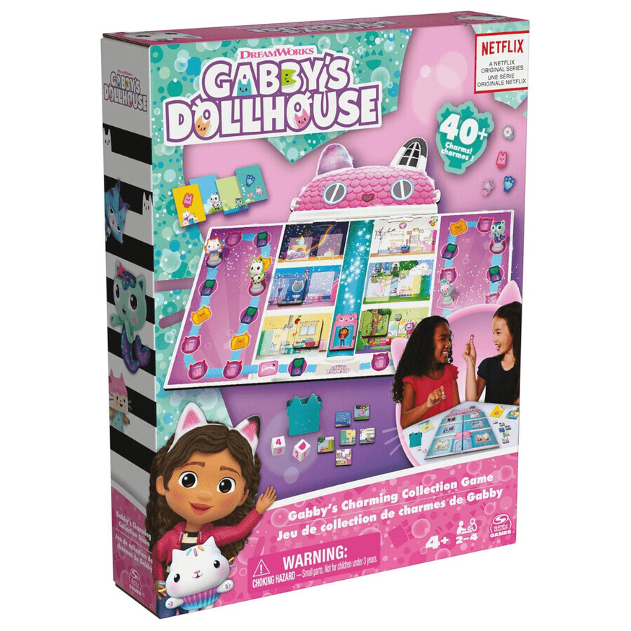 Juego de mesa Gabby`s Charming Collection Game, 4 años+, Gabby`s Dollhouse