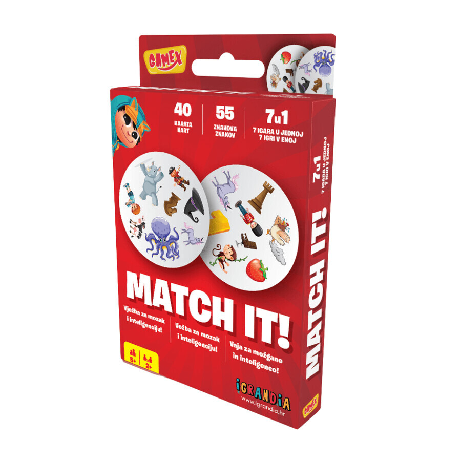 Match It Spielkarten, ab 5 Jahren, Gamex