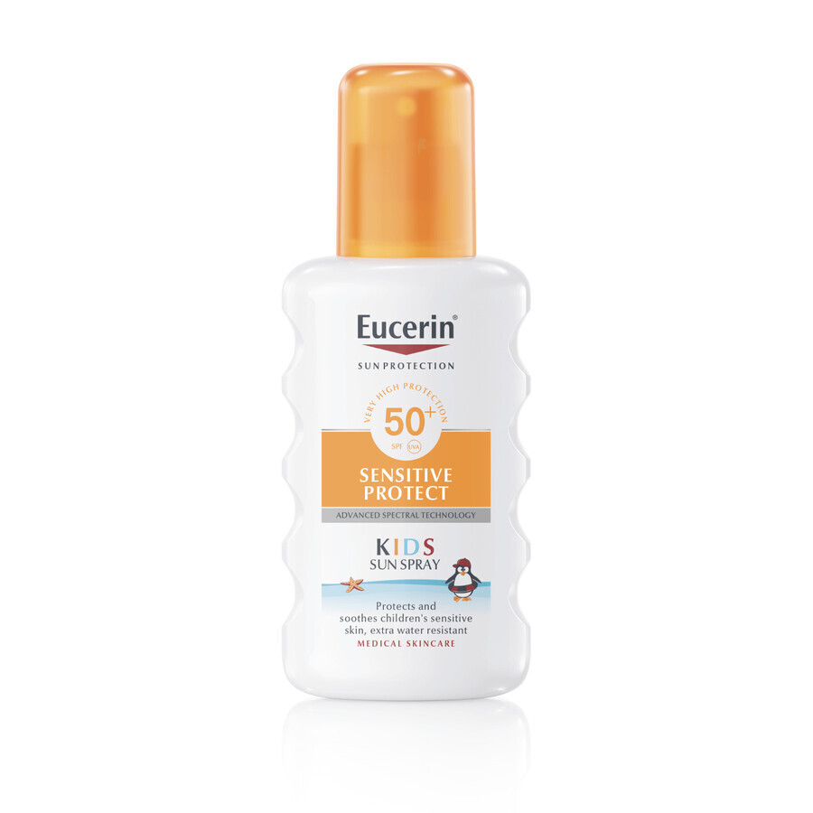 Spray corpo per bambini SPF50+ Sun Protect Sensitive, 200 ml, Eucerin