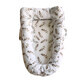 Babynestje met twee gezichtjes, + 0 maanden, Beige/Fronze, Twindeco