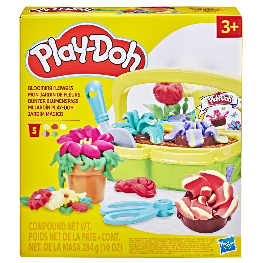 Blooming Garden Set, 3 años+, Play-Doth