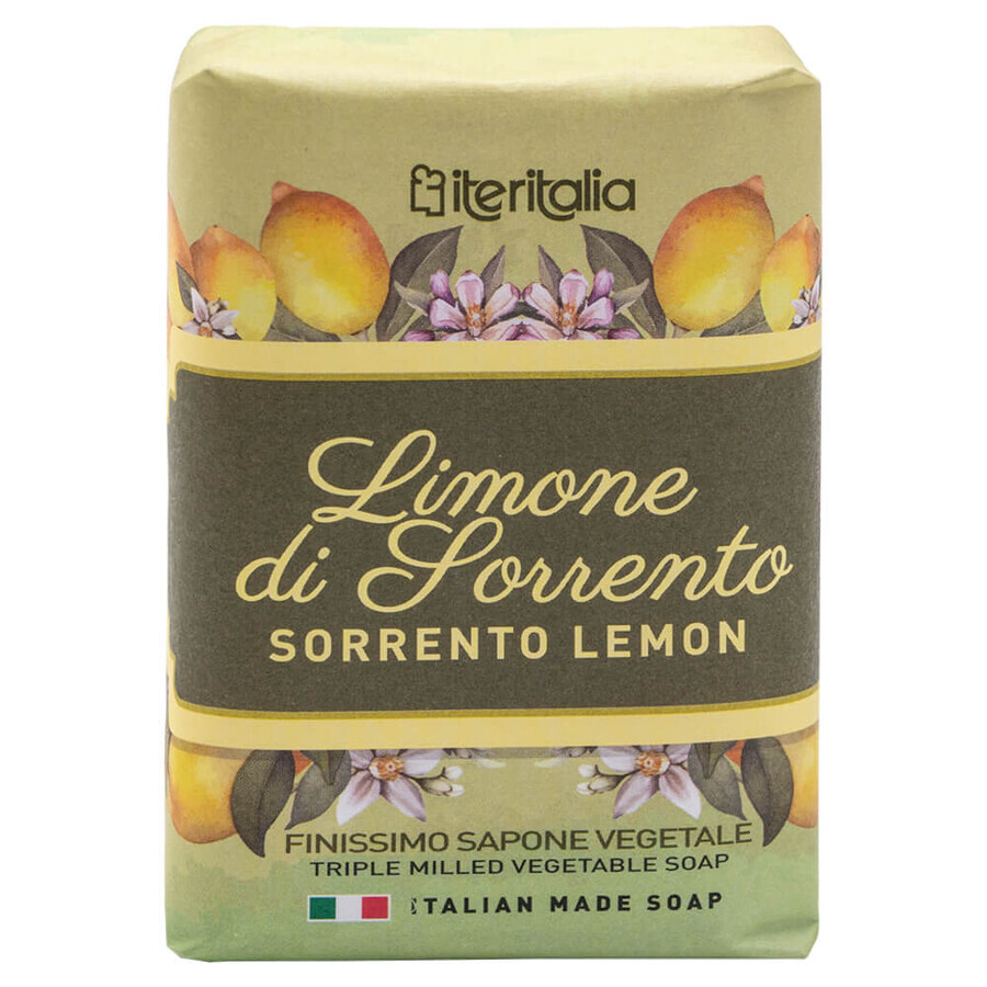 Pflanzliche Seife, Zitrone von Sorrent, 125 g, Iteritalia