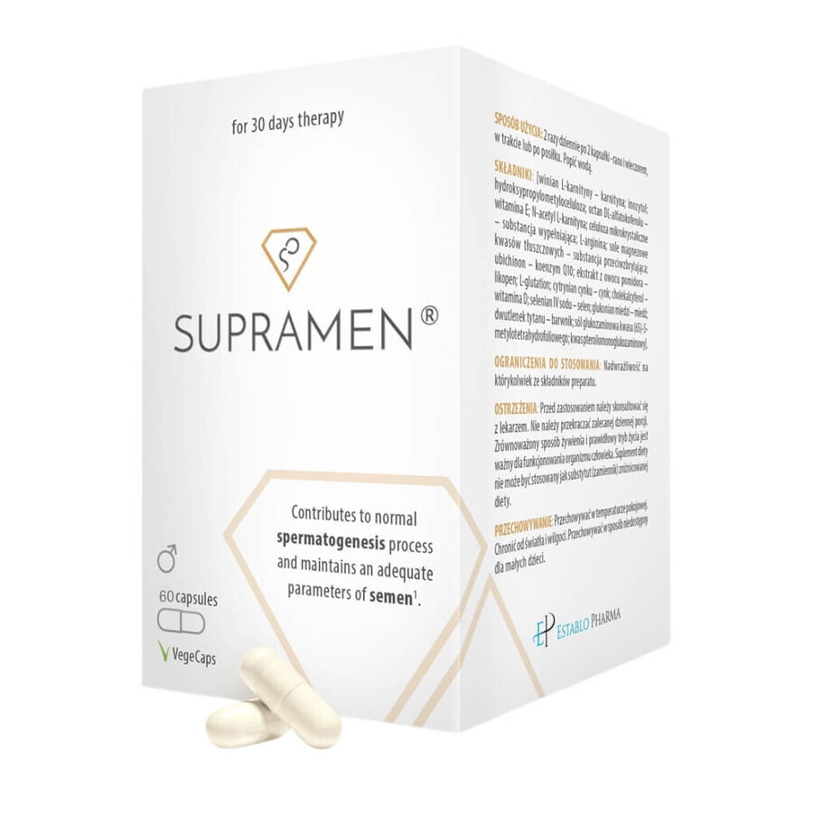 Supramen, 60 gélules, Establo Pharma