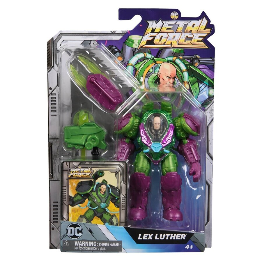 Personaggio d'azione DC Batman, 10 cm, + 4 anni, Lex Luther, Spin Master