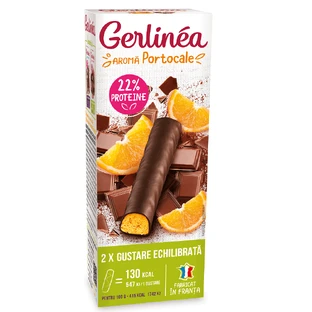 Mini Pack barritas de chocolate y naranja, 62 gr, Gerlinea
