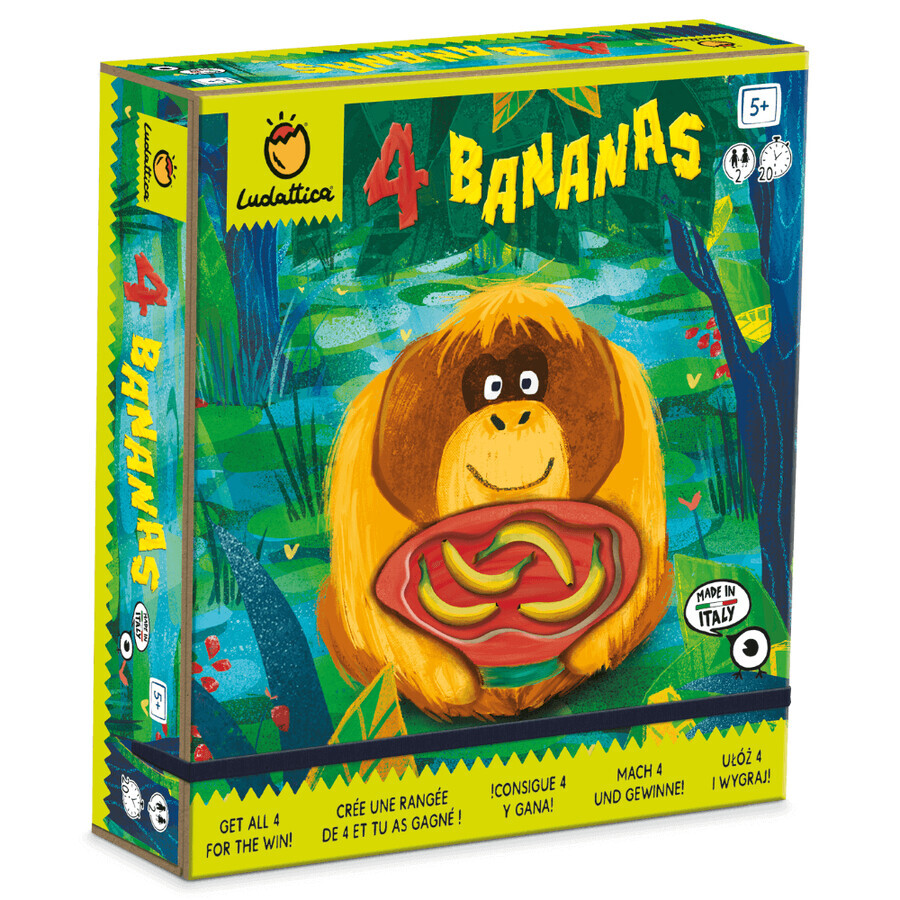 Board game 4 Bananas, 5 years+, Ludattica