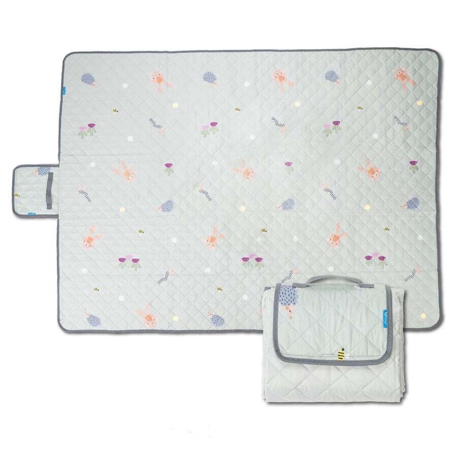 Outdoor play mats XL Urban Garden, + 0 months, Taf Toys