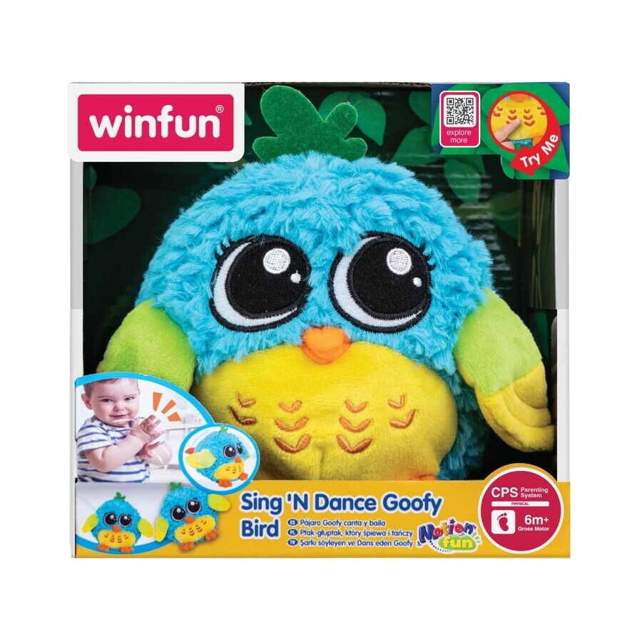 Peluche Oiseau, + 6 mois, Winfun