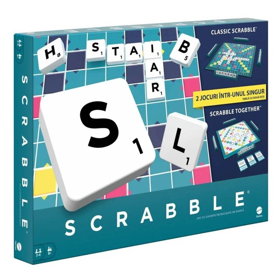 Scrabble Samen-spel, 8 jaar+, Mattel