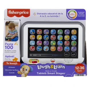 Interactive tablet with 3 developmental levels, 12-36 months, Fisher Price