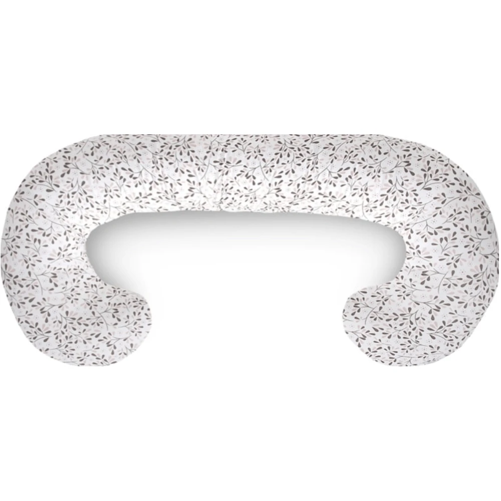 Multifunctional Nursing Pillow Duo, Tiny Leaves, Ceba Baby