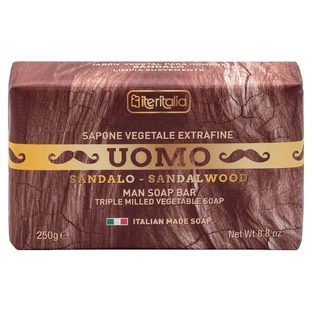 Seife für Männer, Sandelholz, 250 g, Iteritalia