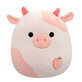 Plush toy Lilac cow, 19 cm, 3 years+, Squishmallows