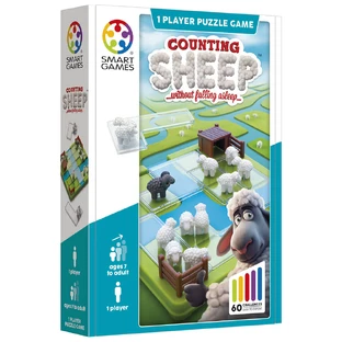 Logic game with 60 challenges Counting Sheep, 7 years+, Smart Games