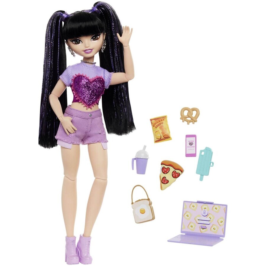 Dream Besties doll, 4 years+, Renee, Travel and Gastronomy Vlogger, Barbie