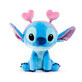 Peluche Stitch avec des cœurs, 25 cm, 0 mois+, Disney