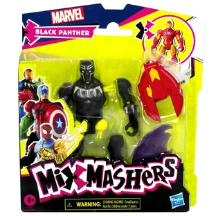 Figurine Marvel Avengers Black Panther MixMashers Figurine Marvel Avengers Black Panther MixMashers, 12 cm, 4 ans et +, Hasbro