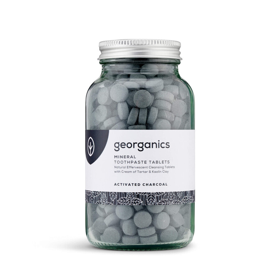 Mundspültabletten, Aktivkohle, 180 Stück, Georganics