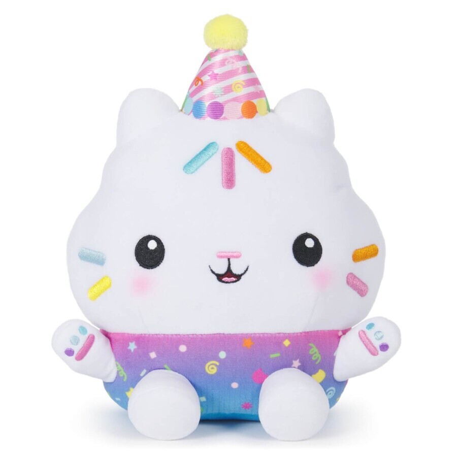 Sprinkle Party Cat Briosel, 25 cm, 3 years+, Gabby's Dollhouse