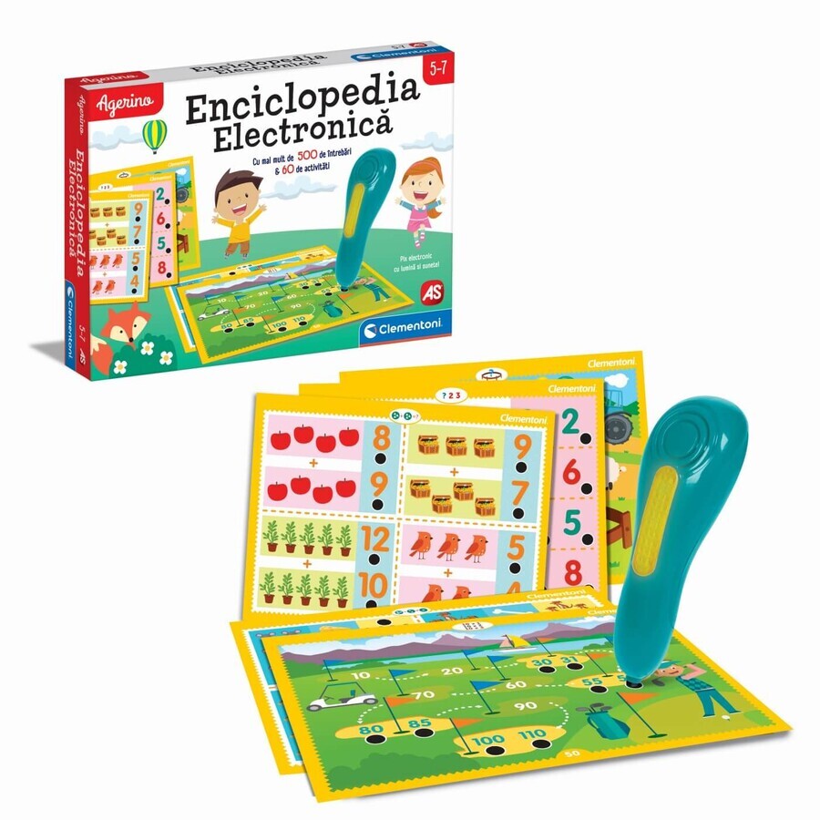 Enciclopedia Elettronica Agerino, 5-7 anni, Clementoni
