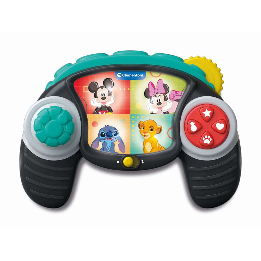 Speelcontroller met lichtjes en geluidjes Disney, 12 maanden+, Clementoni