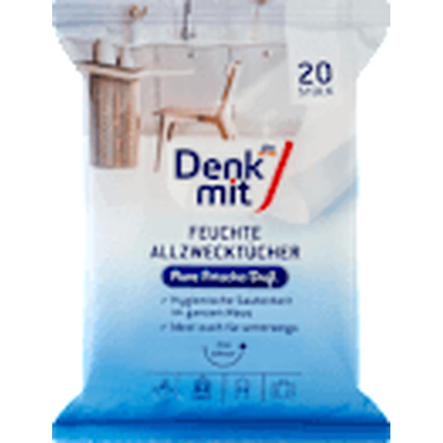 Denkmit Universal wet wipes pure freshness, 20 pcs